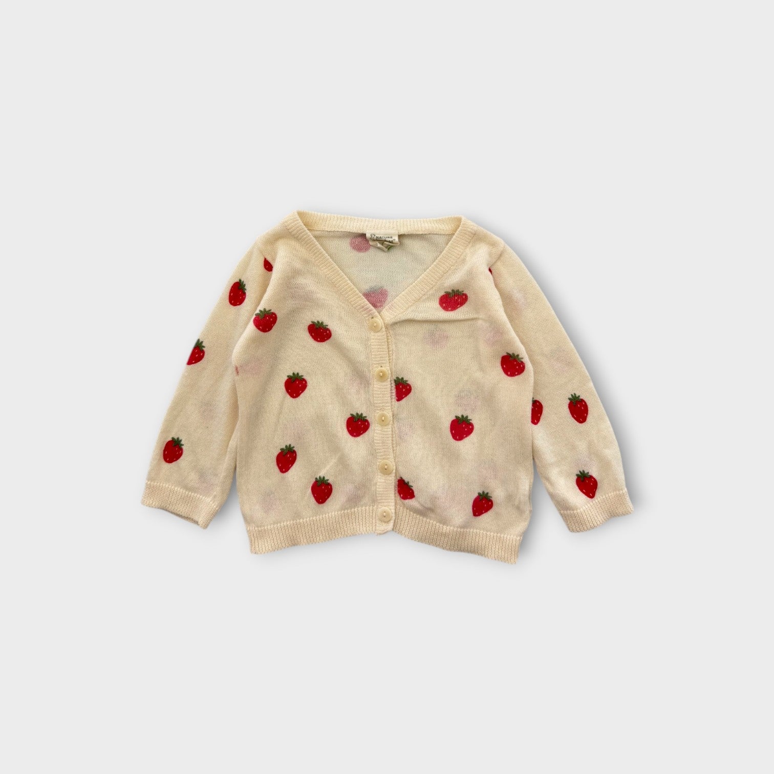 Nature Baby Strawberry Cardigan, Size 00