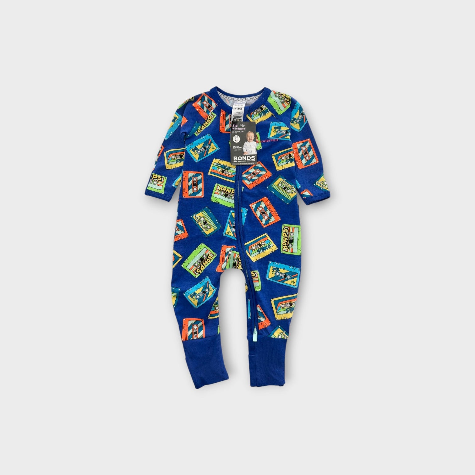 Bonds Casette Tape Wondersuit, Size 00