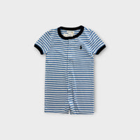 RL Striped Romper, Size 00-0