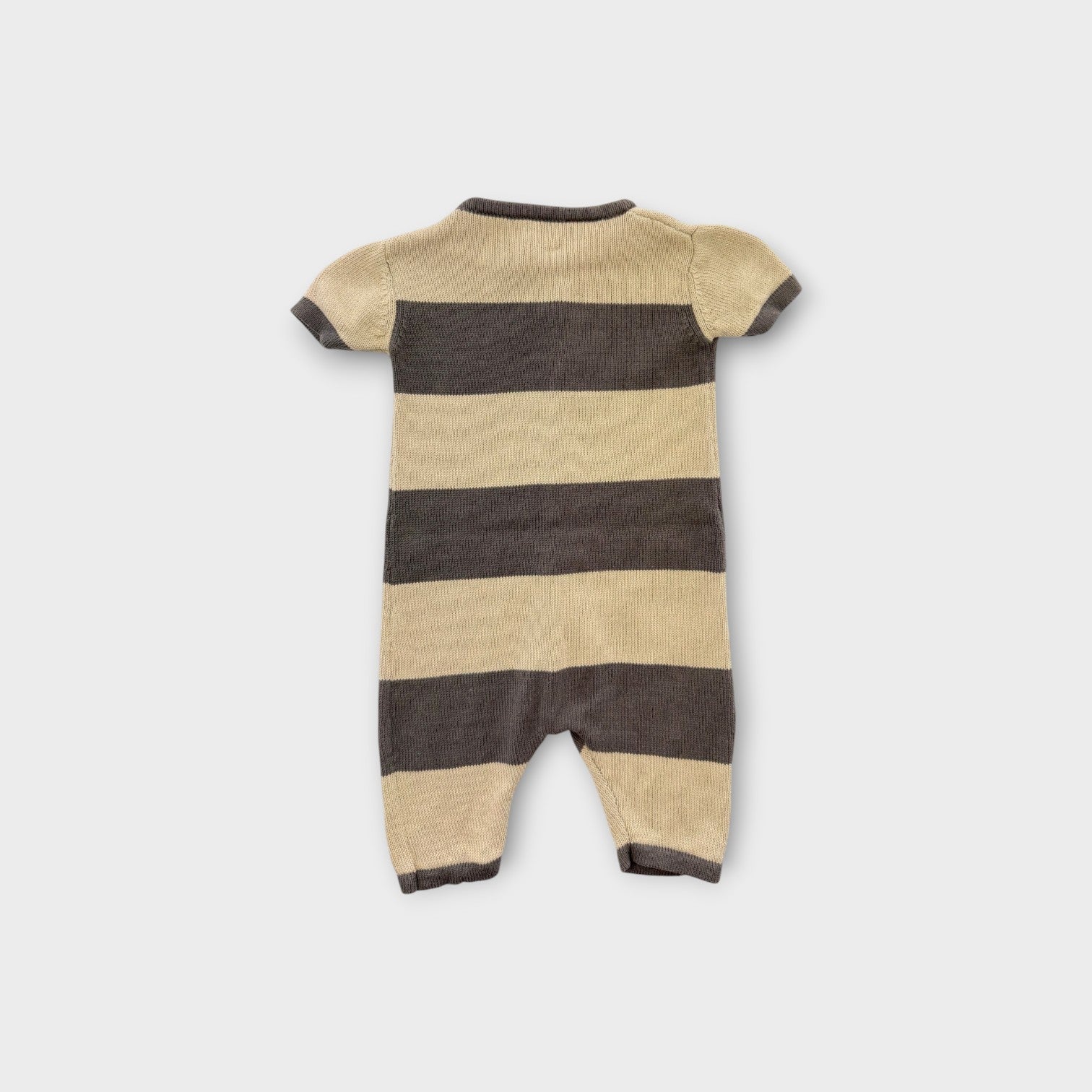 Stripe Knit Onesie, Size 00