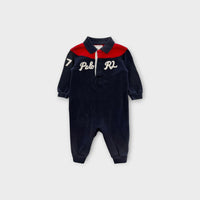 RL Polo Embroidered Onesie, Size 00