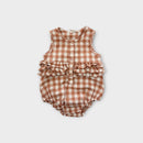 Seed Heritage Gingham Check Romper, Size 00