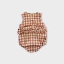 Seed Heritage Gingham Check Romper, Size 00