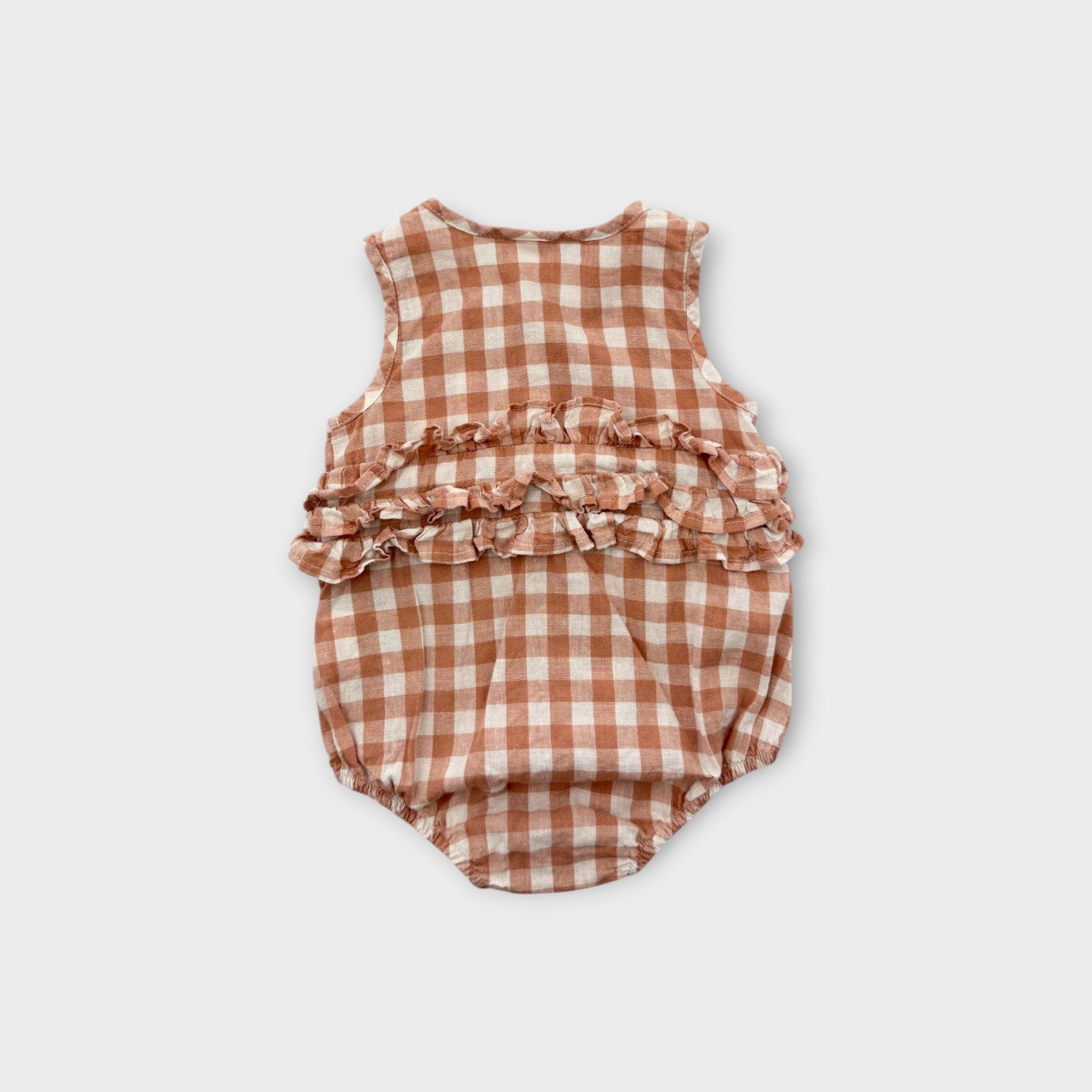Seed Heritage Gingham Check Romper, Size 00