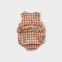 Seed Heritage Gingham Check Romper, Size 00