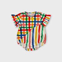 Gorman Playground Check Romper, Size 00