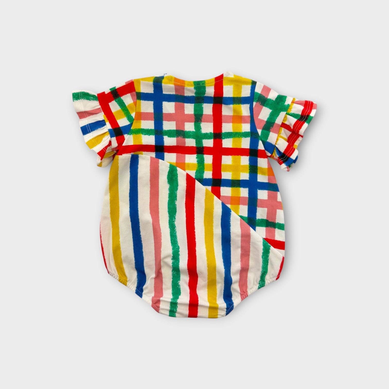 Gorman Playground Check Romper, Size 00