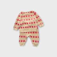Seed Heritage Knit Bunny Set, Size 00