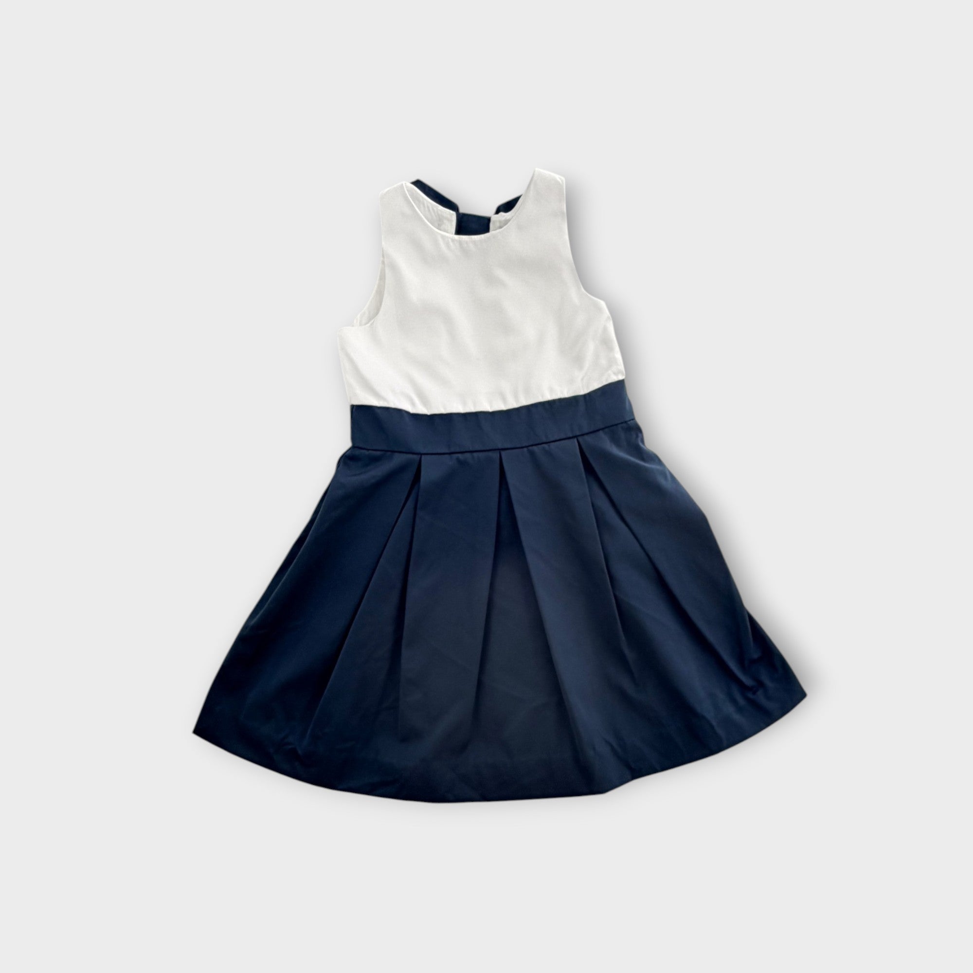 Jacadi Navy & White Dress, Size 5