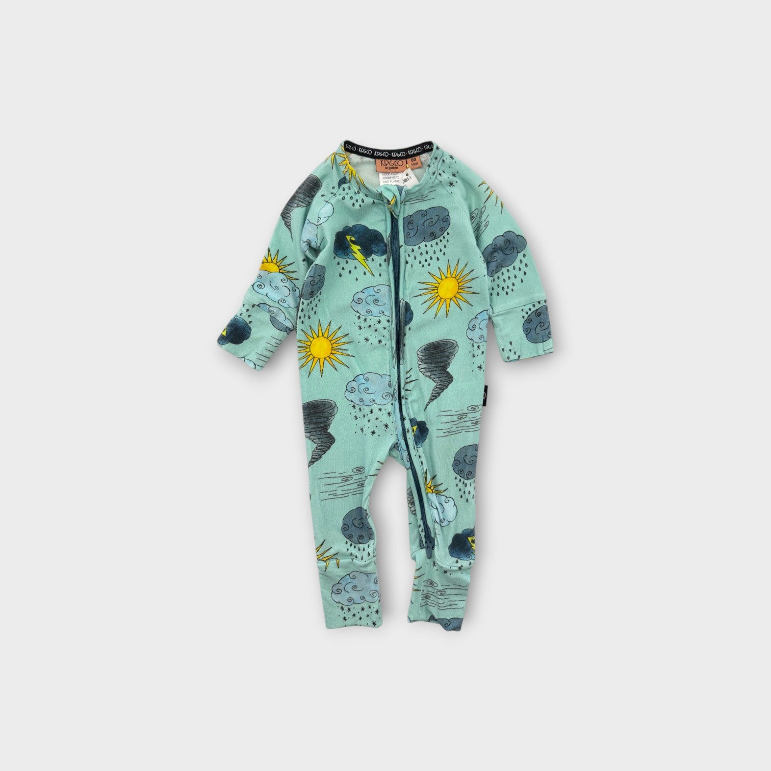 Kip & Co Storm & Sun Onesie, Size 00