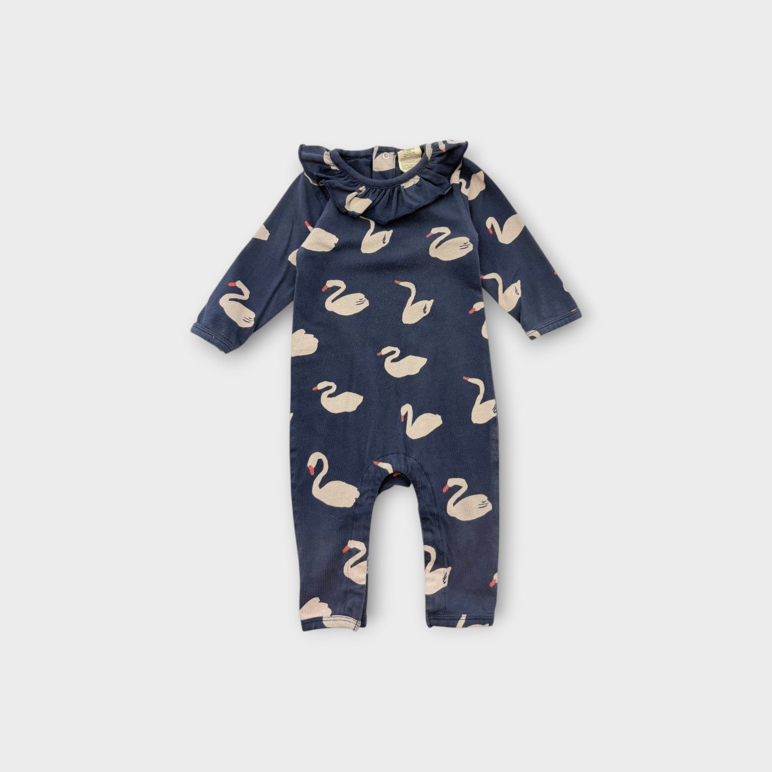 Nature Baby Swans Onesie, Size 00