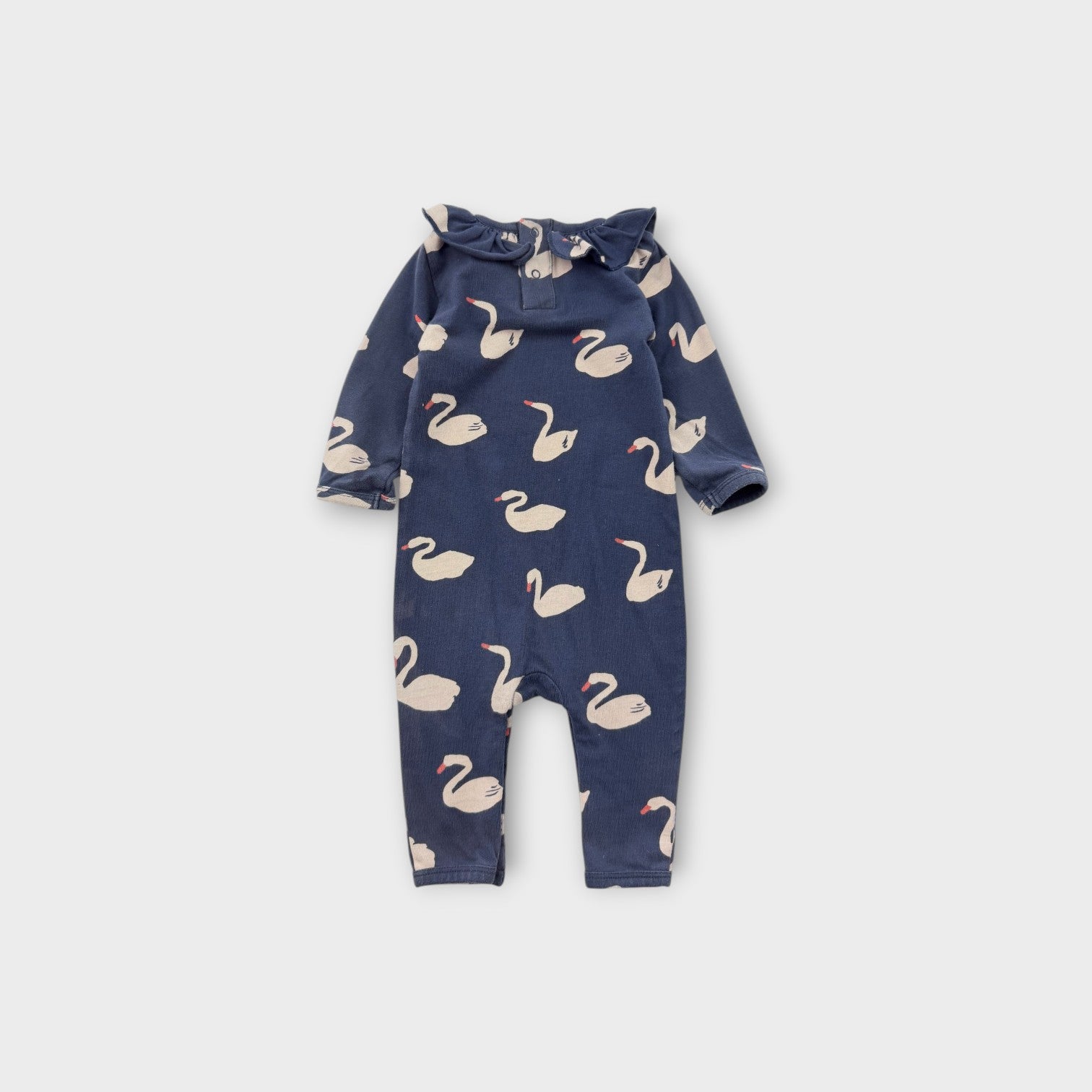 Nature Baby Swans Onesie, Size 00