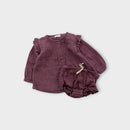 Jamie Kay Mauve Muslin Set, Size 00