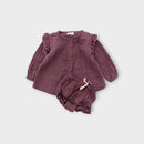 Jamie Kay Mauve Muslin Set, Size 00
