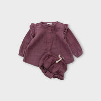 Jamie Kay Mauve Muslin Set, Size 00