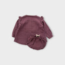 Jamie Kay Mauve Muslin Set, Size 00