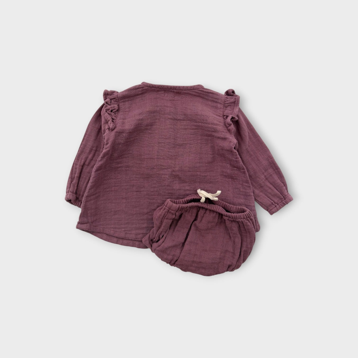 Jamie Kay Mauve Muslin Set, Size 00