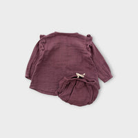 Jamie Kay Mauve Muslin Set, Size 00