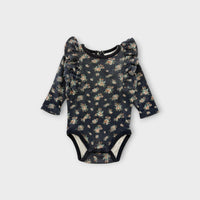 Jamie Kay Floral Frill Bodysuit, Size 00