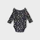 Jamie Kay Floral Frill Bodysuit, Size 00