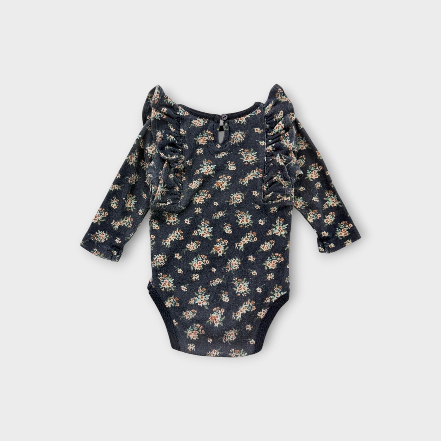 Jamie Kay Floral Frill Bodysuit, Size 00