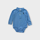RL Blue Polo Bodysuit, Size 00-0