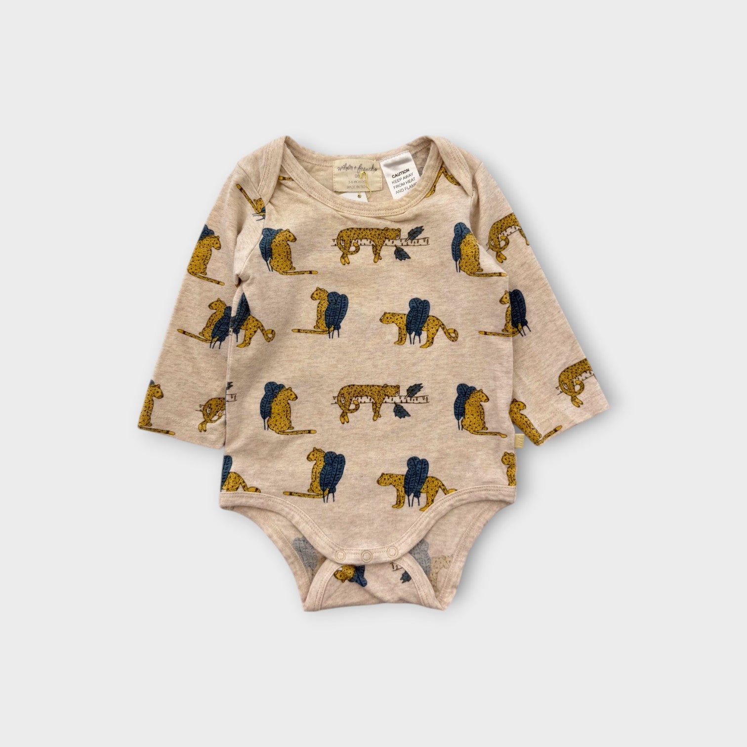 Wilson & Frenchy Leopard Bodysuit, Size 00