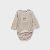 Purebaby Cat Pocket Bodysuit, Size 00