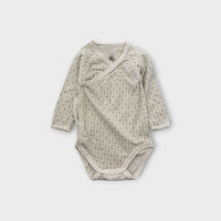 Petit Bateau Star Wrap Bodysuit, Size 00