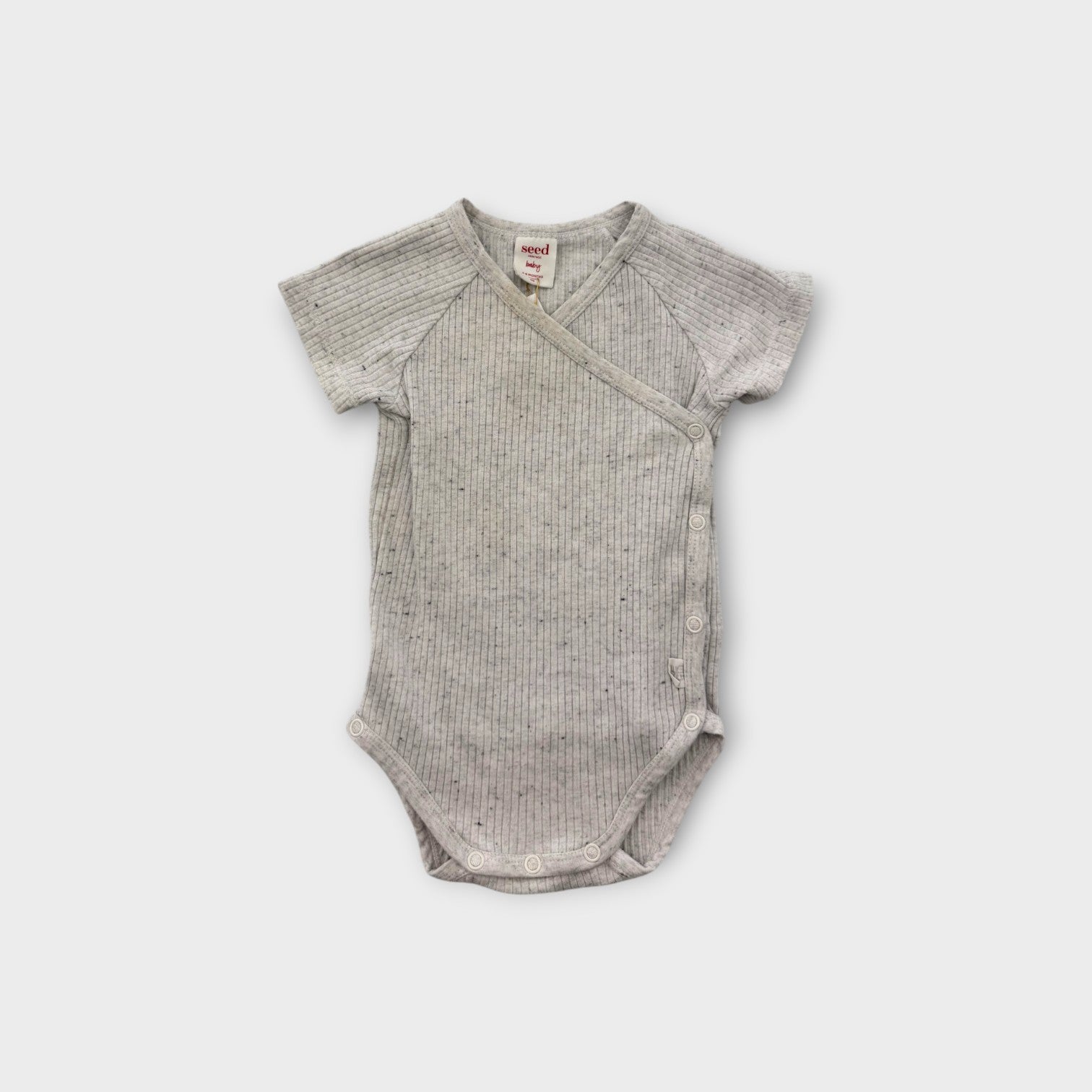 Seed Heritage Grey Wrap Bodysuit, Size 00