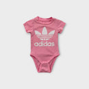 Adidas Pink Logo Bodysuit, Size 00
