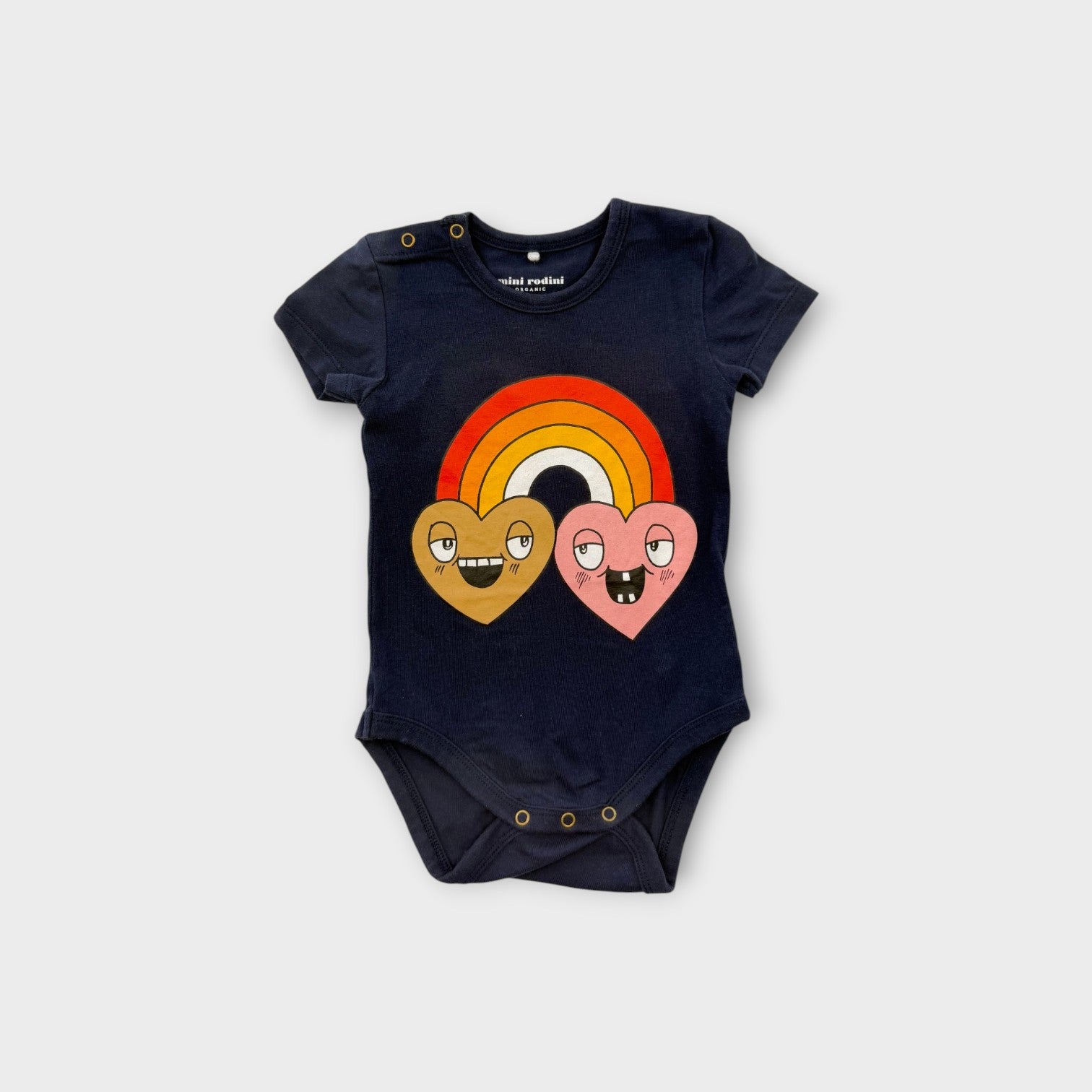 Mini Rodini Rainbow Bodysuit, Size 00