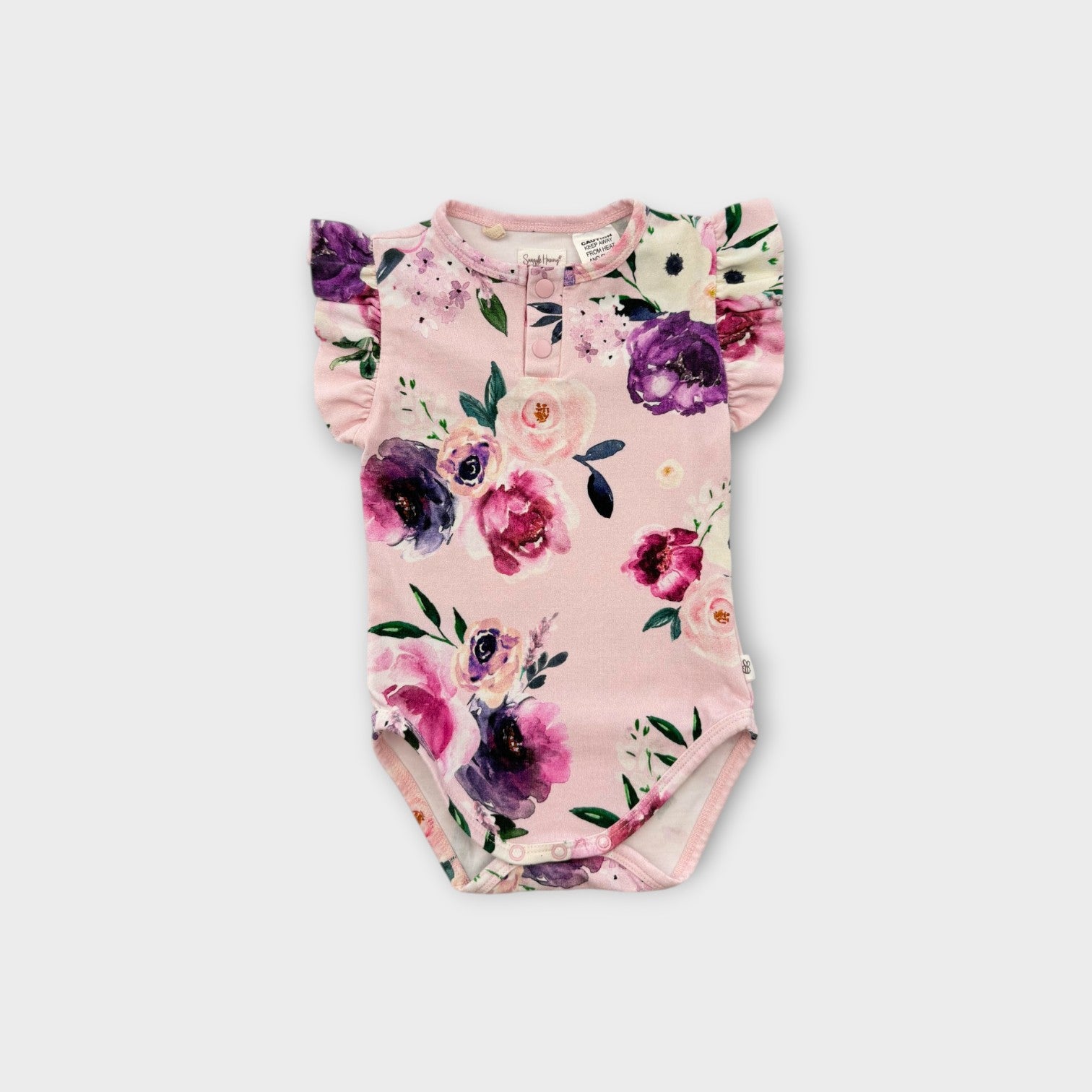 Snuggle Hunny Floral Bodysuit, Size 00
