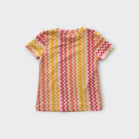 Missoni Zig Zag Pattern Tee, Size 2