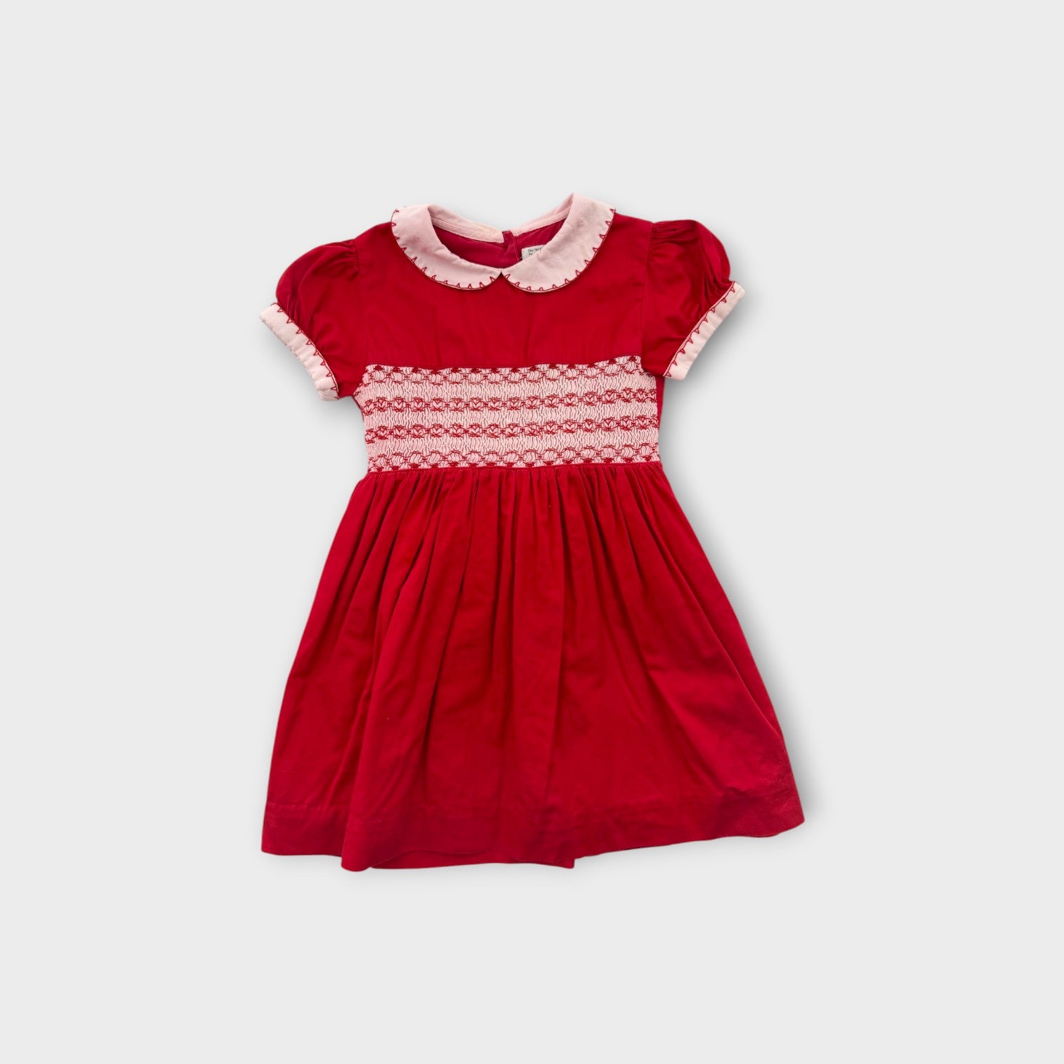 Vintage Smocked Dress, Size 4