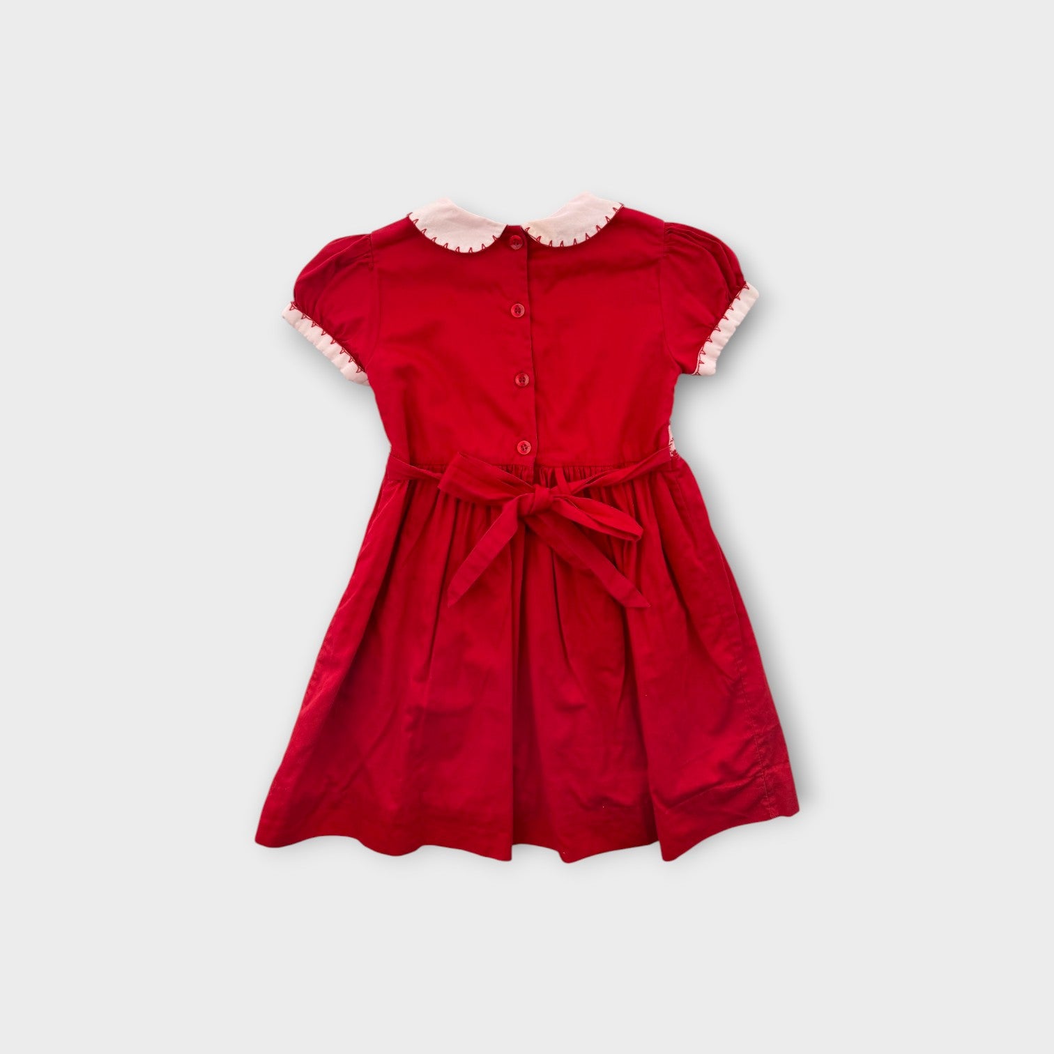 Vintage Smocked Dress, Size 4