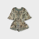 Milla By Camilla Animal Print Romper, Size 6