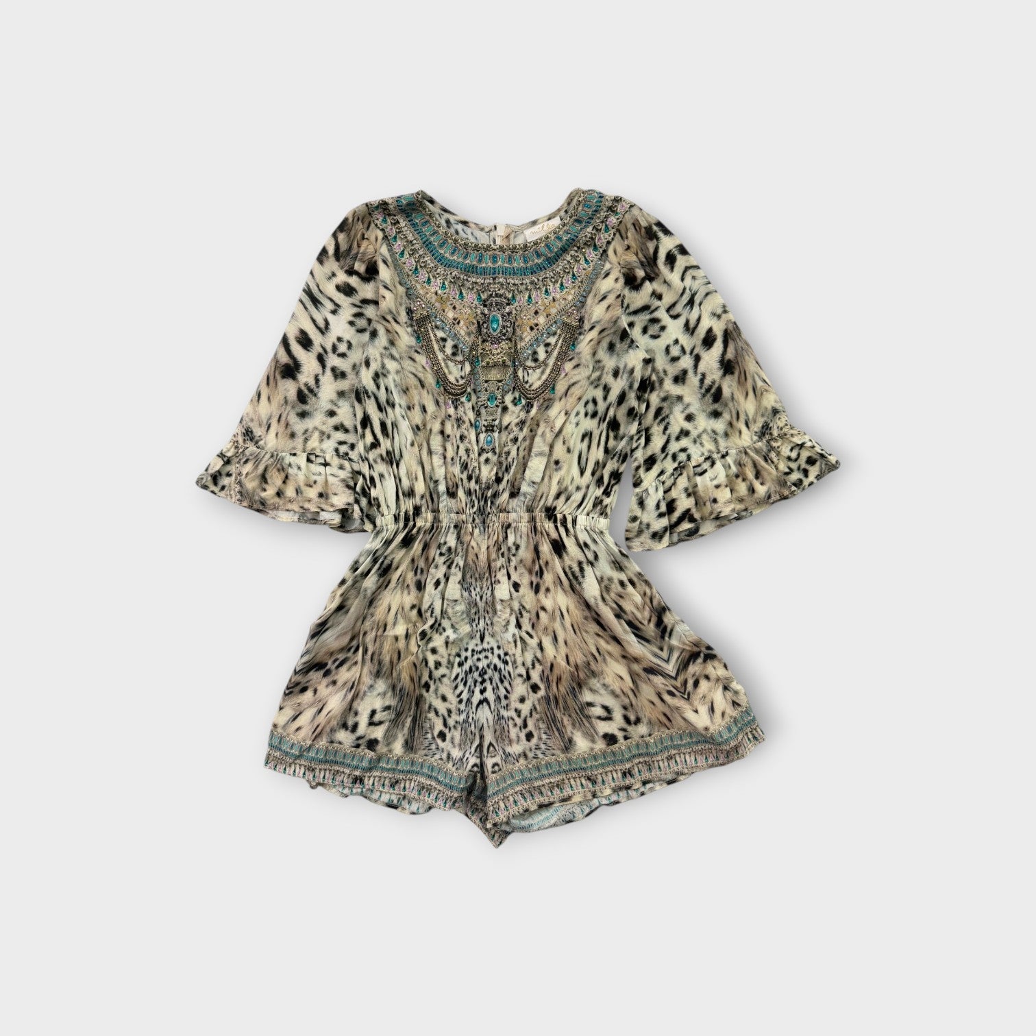 Milla By Camilla Animal Print Romper, Size 6