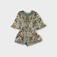 Milla By Camilla Animal Print Romper, Size 6