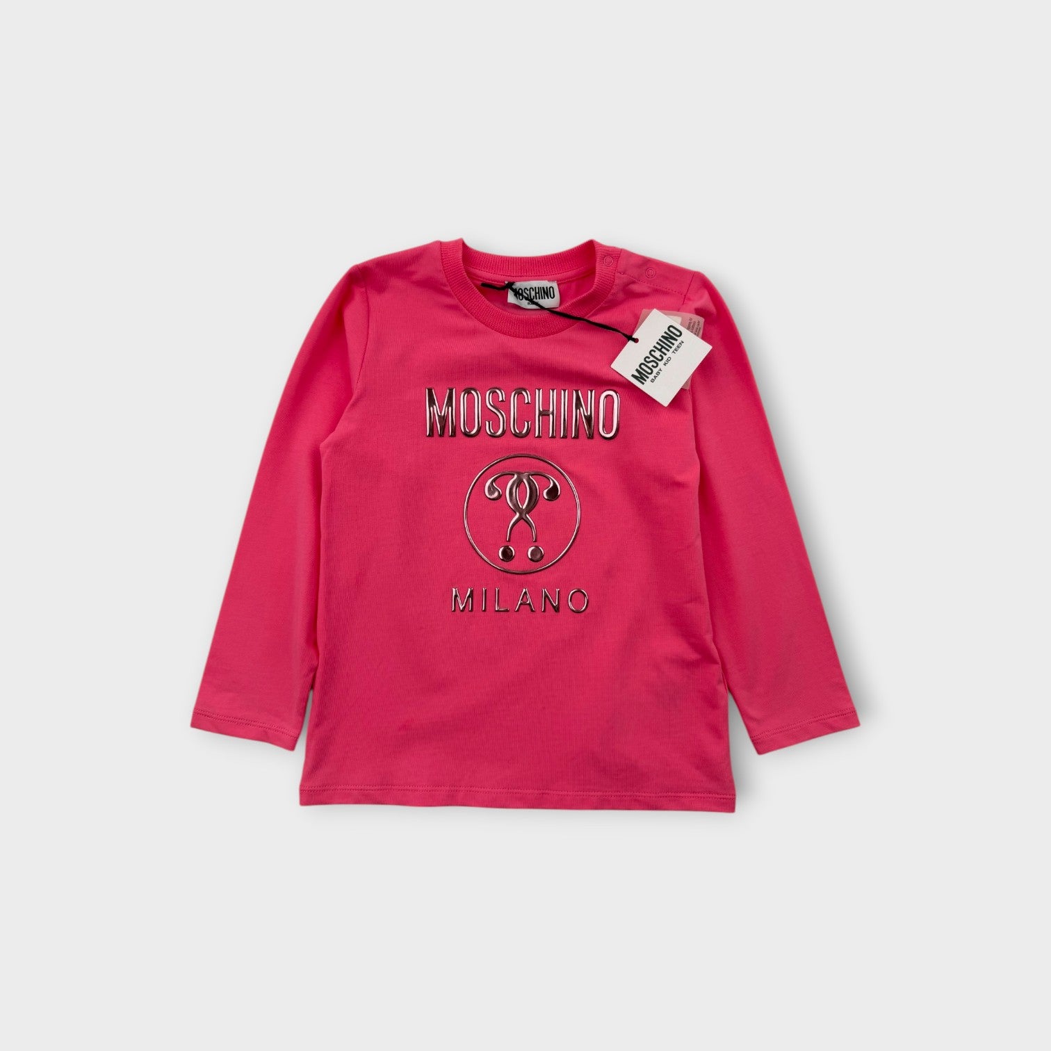 Moschino Logo Long Sleeve, Size 3