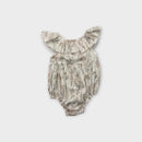 Frill Floral Romper, Size 00