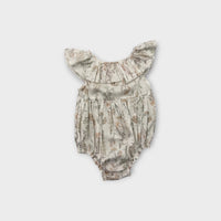 Frill Floral Romper, Size 00