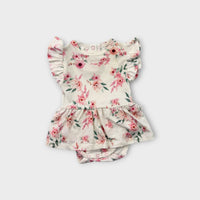 Snuggle Hunny Floral Romper, Size 000