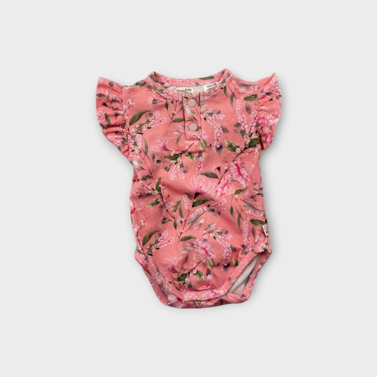 Snuggle Hunny Pattern Bodysuit, Size 000