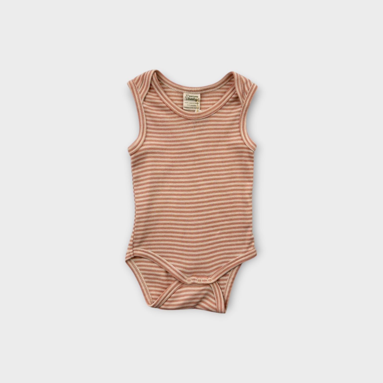 Nature Baby Stripe Bodysuit, Size 000