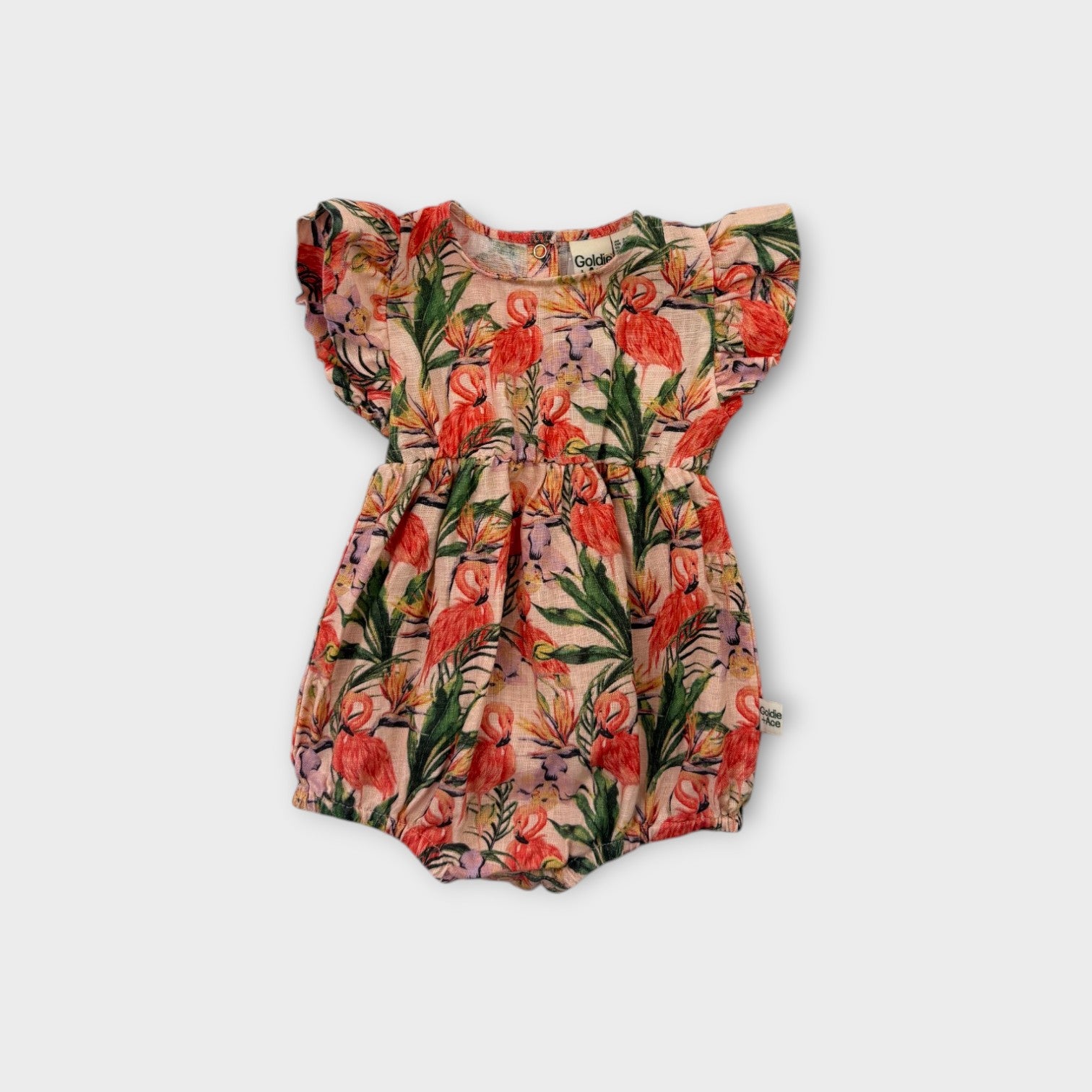 Goldie & Ace Flamingo Romper, Size 00