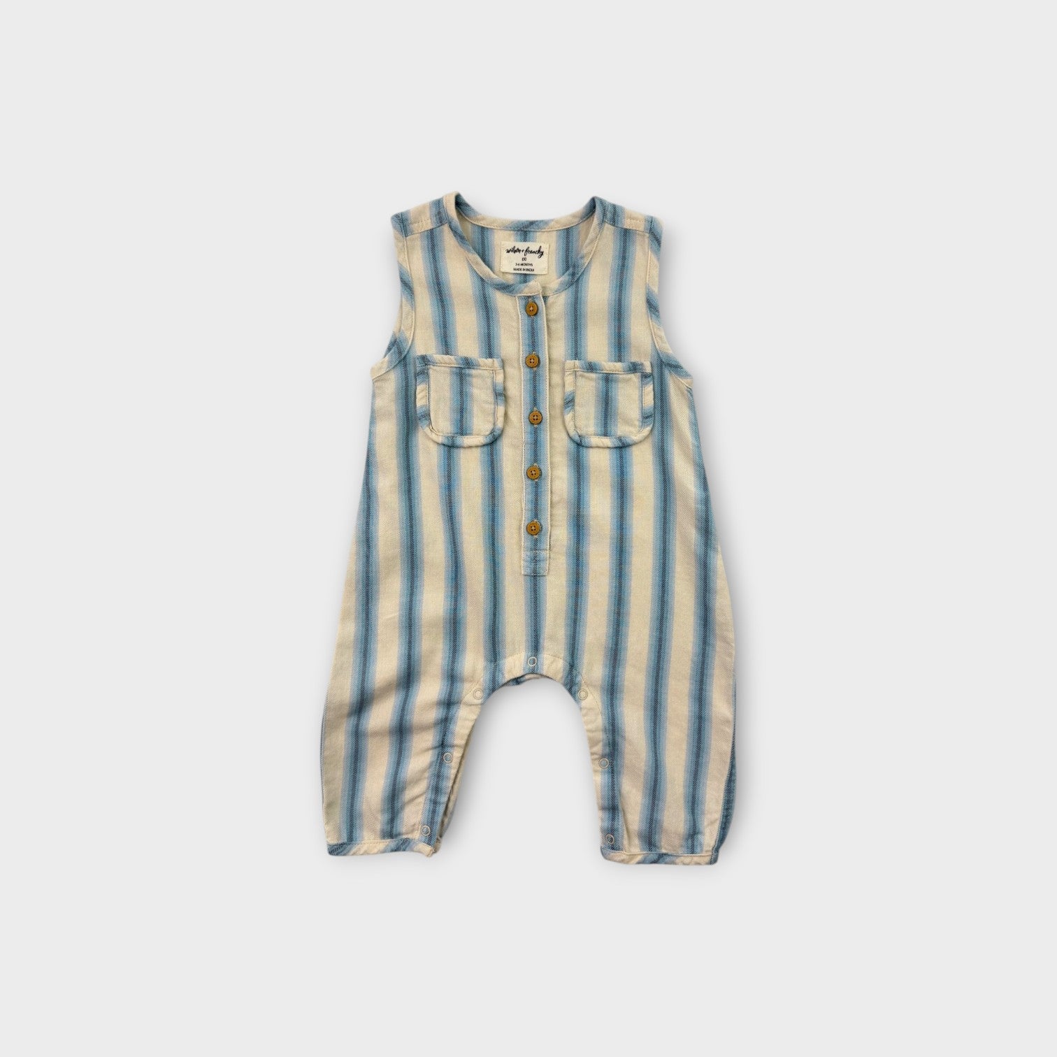Wilson & Frenchy Stripe Jumpsuit, Size 00