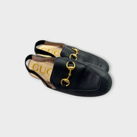 Gucci Princetown Leather Loafers, Size EU 29