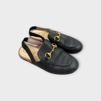 Gucci Princetown Leather Loafers, Size EU 29