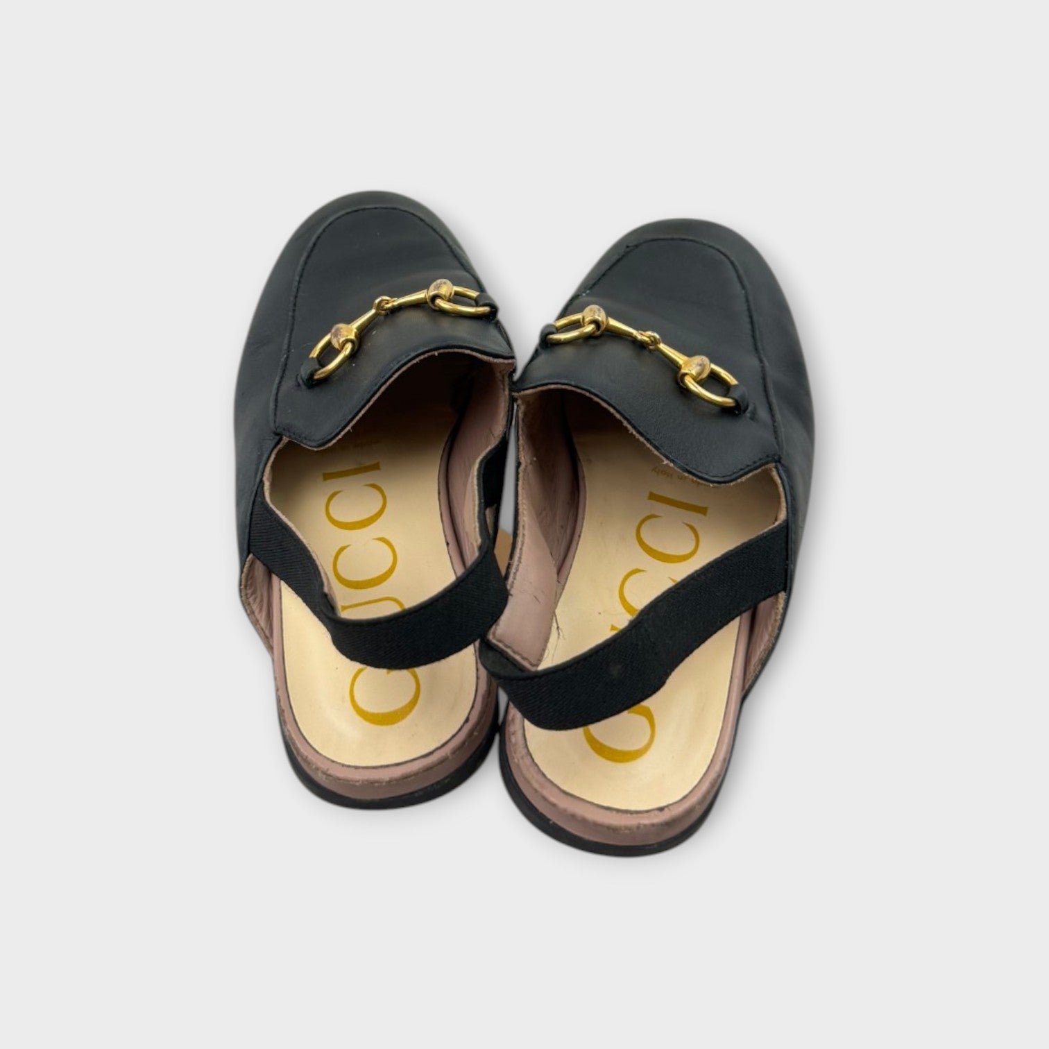 Gucci Princetown Leather Loafers, Size EU 29